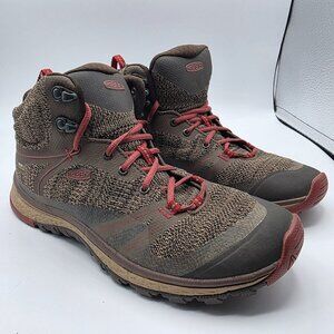 Keen Terradora II Mid Waterproof Womens Size 8 Brown Hiking Shoes Camping